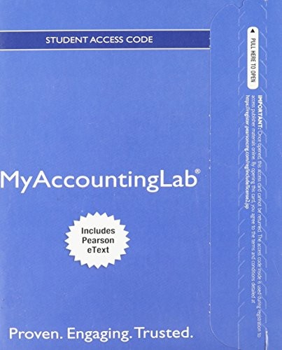 Cover for NEW MyAccountingLab with Pearson eText -- Access Card -- for Accounting Information Systems