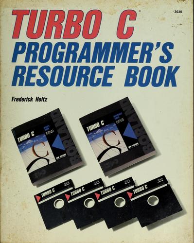 Cover for Turbo C programmer's resource book