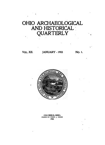 Cover for Ohio History