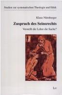 Cover for Zuspruch des Seinsrechts