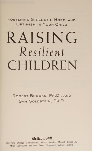 Cover for Raising resilient children