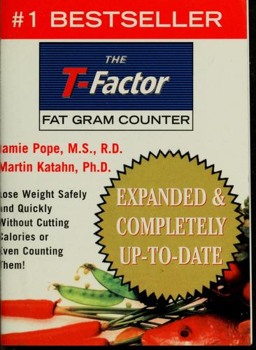 Cover for The T-factor 2000 fat gram counter