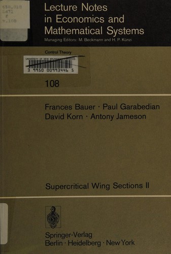Cover for Supercritical wing sections II