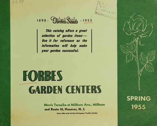 Cover for Forbes Garden Centers