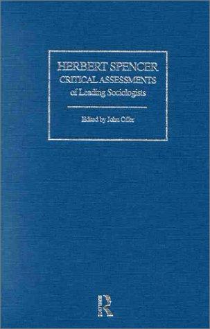 Cover for Herbert Spencer
