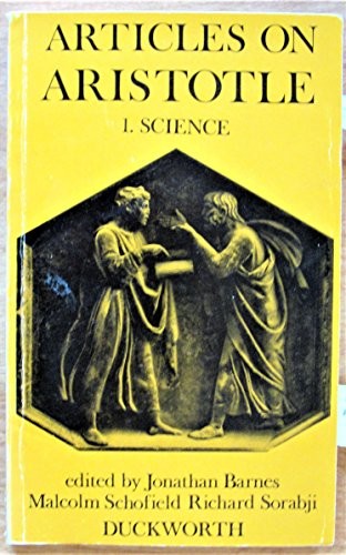 Cover for Articles on Aristotle