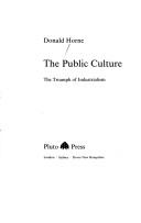 Cover for The public culture