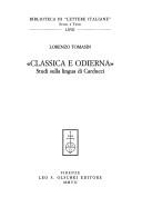 Cover for Classica e odierna