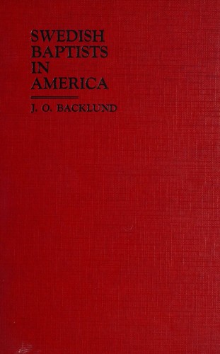 Cover for Swedish Baptists in America
