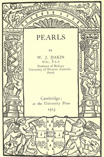 Cover for Pearls