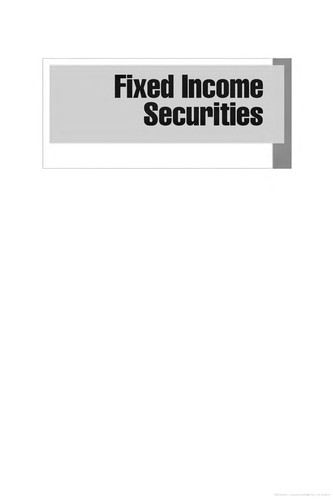 Cover for Fixed income securities