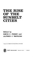 Cover for The rise of the Sunbelt cities