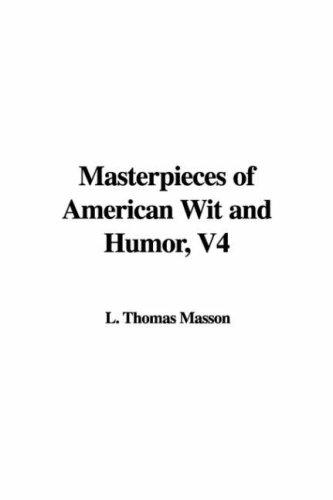 Cover for Masterpieces of American Wit And Humor