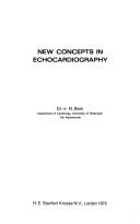 Cover for New Concepts in Echocardiography