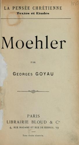 Cover for Moehler