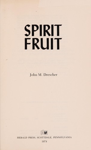Cover for Spirit fruit
