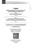 Cover for L'unite de la culture europeenne au Moyen Age