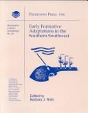 Cover for Early formative adaptations in the southern Southwest
