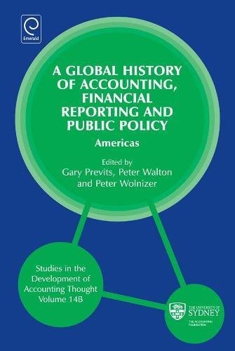 Cover for A Global History of Accounting, Financial Reporting and Public Policy