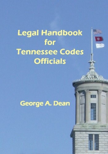 Cover for Legal handbook for Tennessee codes officials