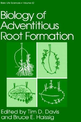 Cover for Biology of adventitious root formation