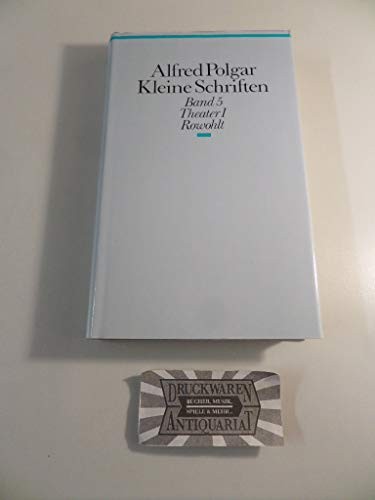 Cover for Kleine Schriften, Band 5