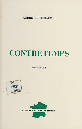 Cover for Contretemps