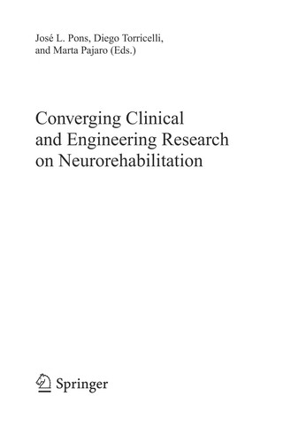 Cover for Converging Clinical and Engineering Research on Neurorehabilitation