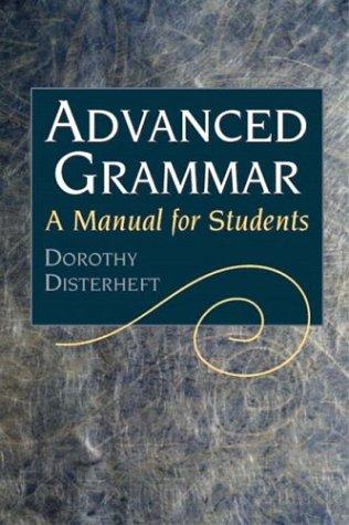 Cover for Advanced grammar