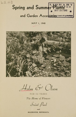 Cover for Spring and summer plants and garden accessories