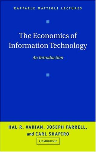 Cover for The Economics of Information Technology