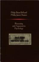 Cover for Reasoning and argument in psychology