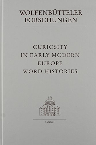 Cover for Curiosity in early modern Europe