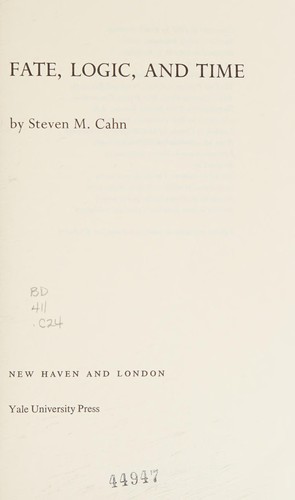 Cover for Fate, logic, and time