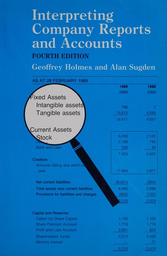 Cover for Interpreting Company Reports Accts