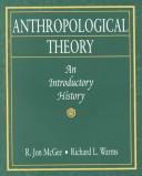 Cover for Anthropological theory