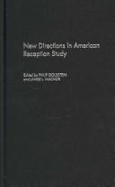 Cover for New Directions in American Reception Study