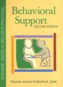 Cover for Behavioral Support (Teachers' Guides to Inclusive Practices)