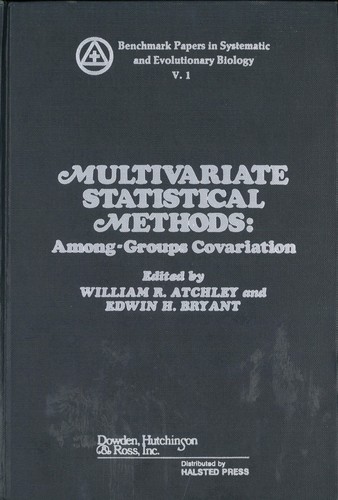 Cover for Multivariate Statistical Methods