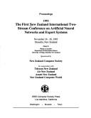 Cover for 1993 the First New Zealand International Two-Stream Conference on Artificial Neural Networks and Expert Systems, November 24-26, 1993, Dunedin, New Zealand