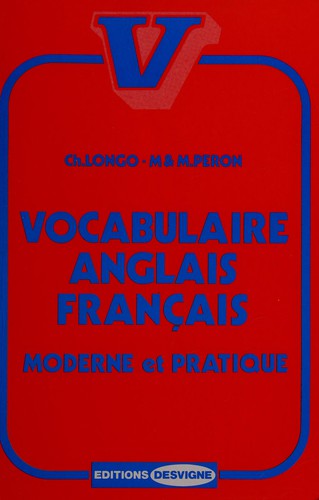 Cover for Vocabulaire anglais français moderne et pratique