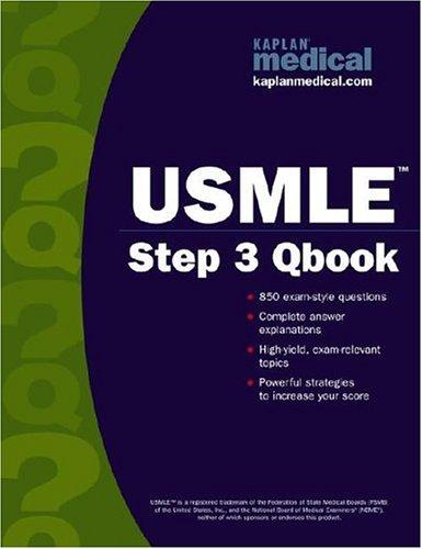Cover for Kaplan Medical USMLE Step 3 Qbook
