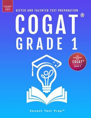 Cover for COGAT Grade 1 Test Prep