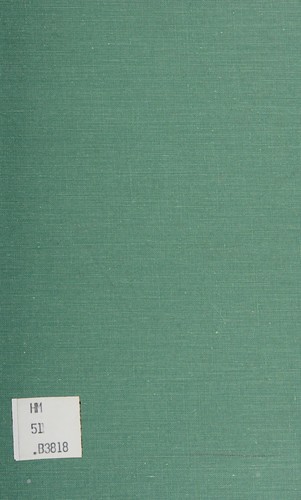Cover for The Behavioral sciences: essays in honor of George A. Lundberg.