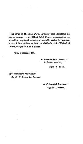 Cover for Traité de la formation des mots composés dans la langue française comparée aux autres langues romanes et au latin.