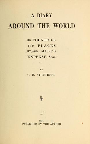 Cover for A diary around the world