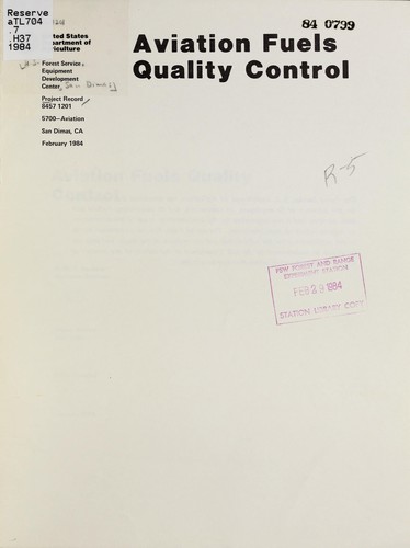 Cover for Aviation fuels quality control