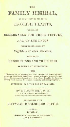 Cover for The family herbal