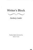 Cover for Writer's block