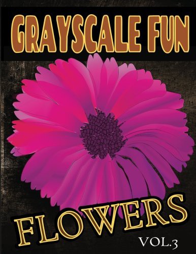 Cover for Grayscale Fun Flowers Vol.3